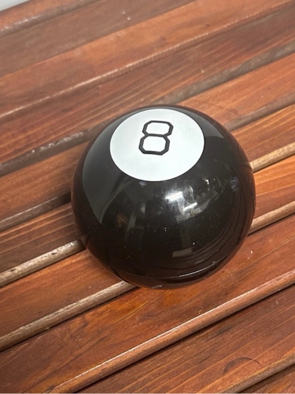 Magic 8 Ball Style Answering Toy - Black